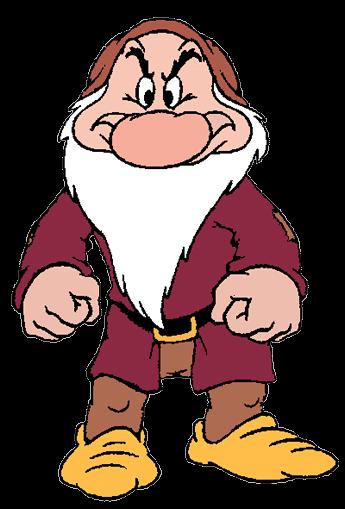 Snow White S Grumpy Clip Art Image Disney Galore