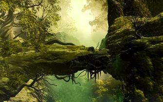 Wallpaper Landscape Painting Realism Rock