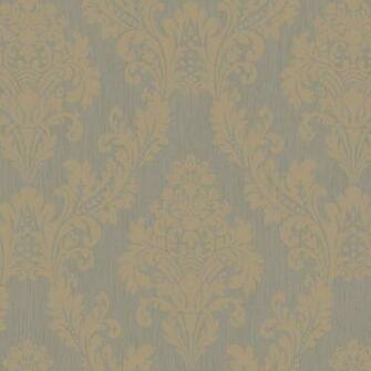 Blue Grande Damask Wallpaper Wall Sticker Outlet