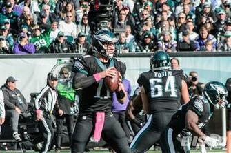 Carson Wentz Eagles Vs Vikings Bison Illustrated