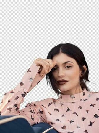Kylie Jenner Wearing Pink Long Sleeved Top
