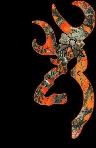 Browning Orange Camo Wallpaper