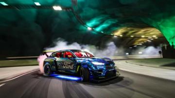 Watch Vaughn Gittin Drift Ford Mach E In The Faroe Islands
