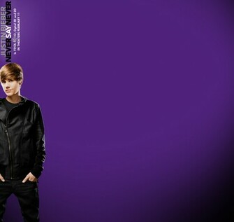 Fun Plannet Justin Bieber Purple Background