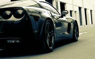 Black Sports Car Wallpaper