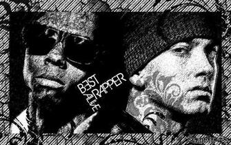 HD Wallpaper Eminem And Lil Wayne Rapper Alive