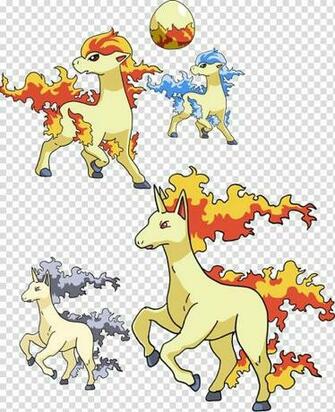 Pok Mon Diamond And Pearl Reindeer Rapidash Ponyta