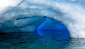 Blue Ice Cave Wallpaper Frozen For Blackberry