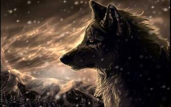 Fantasy Wolf Wallpaper