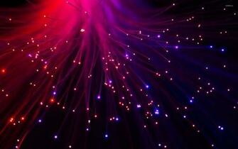 Optical Fiber Lamp Wallpaper Computer