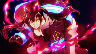 Tamaki Kotatsu Fire Force Anime HD 4k Wallpaper