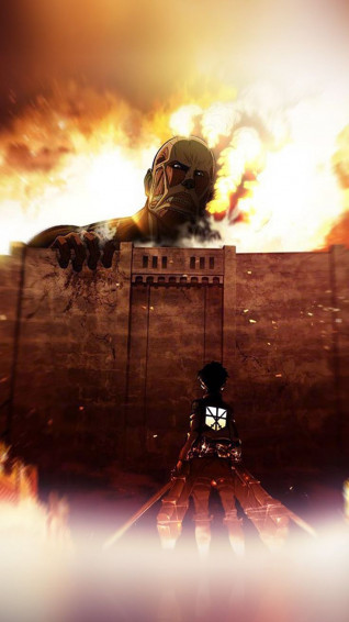 Attack On Titan iPhone Wallpaper Top
