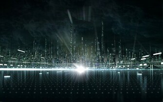 Tron City From Disney S Legacy Movie Wallpaper Click Picture