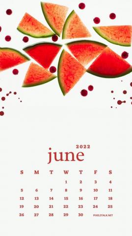 June Calendar iPhone Wallpaper HD Net