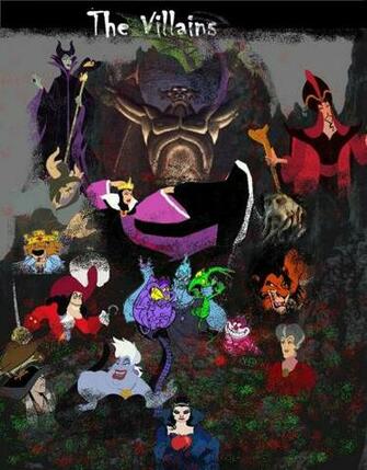 Falling Disney Villains By Disneyboi411