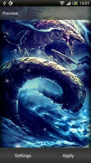 Ryujin Live Wallpaper Is A Fantastic Depicting Dragon
