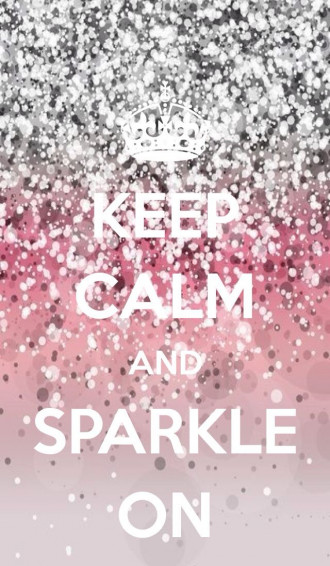 Keep Calm And Sparkle On Wallpaper Quotes