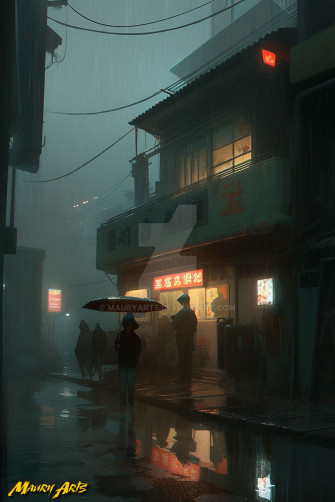 I Love Rainy Days By Mauryart5