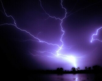 Lightning Bolts Wallpaper