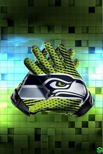 Seattle Seahawks Vapor Gloves Lockscreen By Stealthy4u