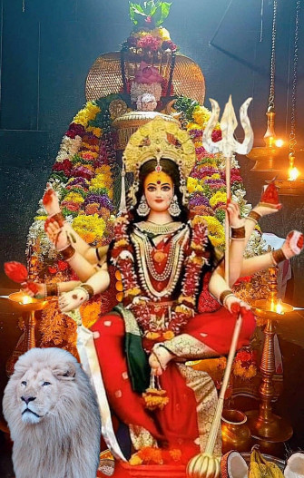 In Goddess Artwork Durga Painting Anupama