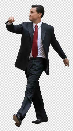 Leonardo Dicaprio Walking Wall Street Di Caprio