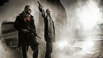 Wallpaper Guns Gangsters Retro Smoke HD