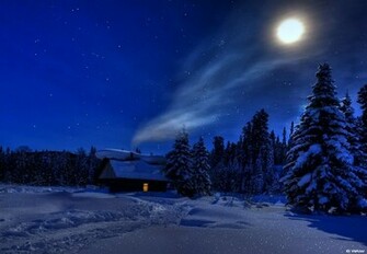 Smokey Moonlight Night Wallpaper