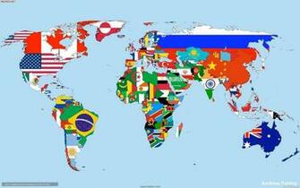 Wallpaper Map World Flag Country Desktop In