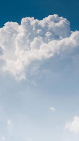 White Clouds Wallpaper