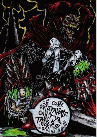 Spawn Violator Colour Version By Darkartistdomain