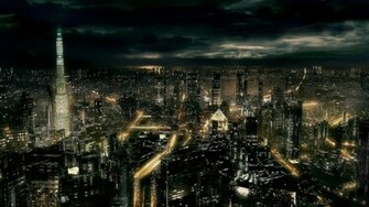 Dark City All Night HD Pixel Wallpaper