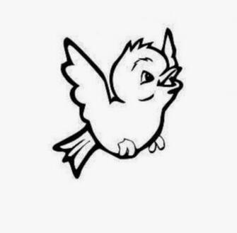 Beauyiful Sweet Little Tweety Bird Colour Drawing HD Wallpaper