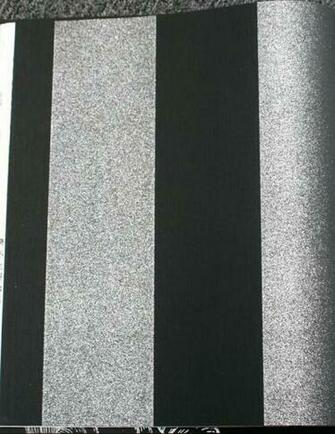 Black And Silver Glitter Wallpaper Home Decor