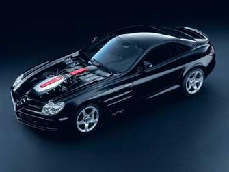 Mercedes Benz Slr Mclaren Black Engine Wallpaper