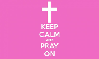 Keep Calm And Pray On Carry Image Generator