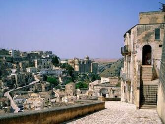 Italy Screensaver Screensavers I Sassi Houses Matera