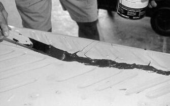 Sealing Interior Apply Seam Sealer Photo