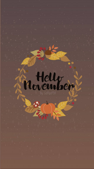 November iPhone Wallpaper
