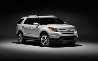 Ford Explorer White Car Wallpaper Background