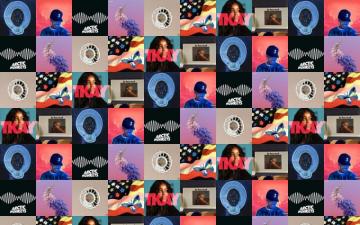 Tkay Maidza Tiled Desktop Wallpaper