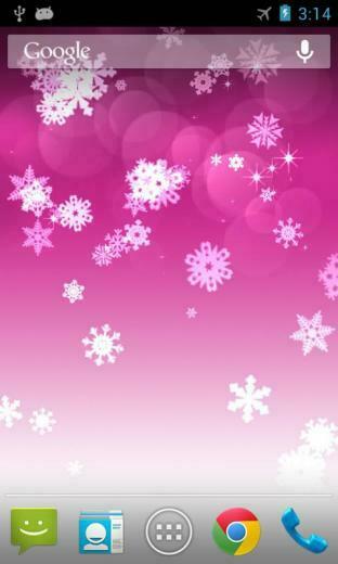 Snowflake Live Wallpaper Android Apps And Tests Androidpit