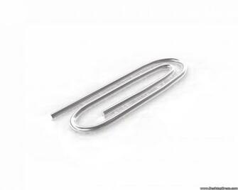 Desktop Wallpaper 3d Background Big Paperclip