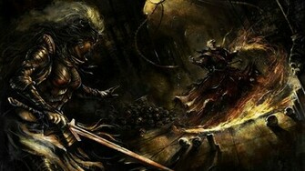 Epic Battle Wallpaper Dark