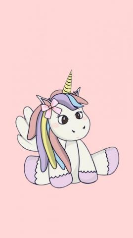 Pink Unicorn Wallpaper Cute Baby