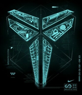 The Black Mamba And Kobe Shealth Logos In An X Ray Style