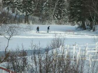 Pond Hockey Wallpaper Scene