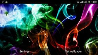 Enjoy Our Beautiful Weed Live Wallpaper Falling Leafs Of Cannabis