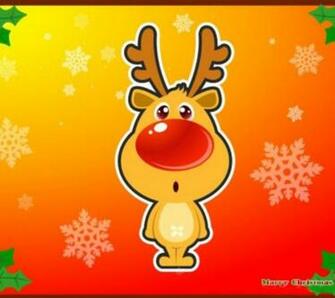 Cute Reindeer Desktop Wallpaper