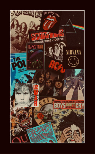 Rock Bands Abstrak Wallpaper Ponsel